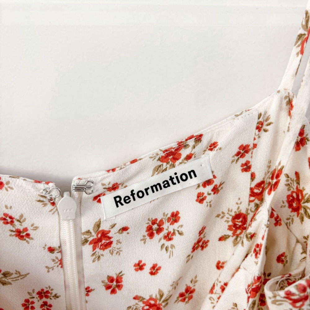 Reformation Bisque Floral Dress Colette - Picture 5 of 8